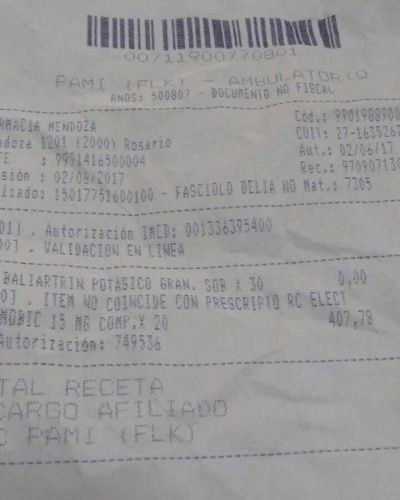 Farmac�uticos denuncian que PAMI incumple la ley y perjudica a los jubilados