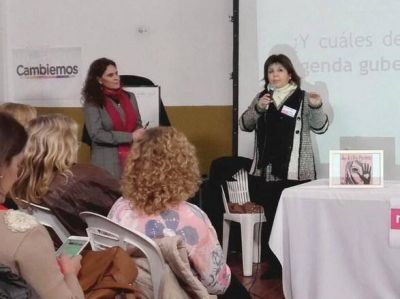 Coria y Baragiola expusieron en Encuentro de Mujeres Cambiemos en Castelli
