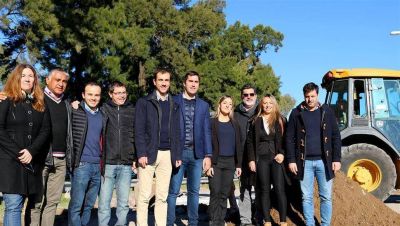 Manuel Mosca recorri� las obras que se realizan en Jun�n con el intendente Pablo Petrecca