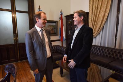 El Intendente de Gualeguaych� coincidi� con Bordet en la necesidad de �afianzar el peronismo� 