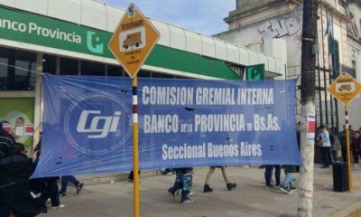 Trabajadores del Banco Provincia reclamaron m�s personal para mejorar la atenci�n
