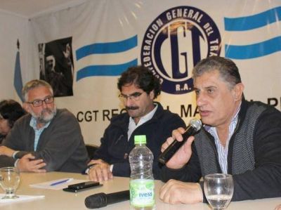 Ministros provinciales se reunieron con dirigentes en la CGT Regional Mar del Plata