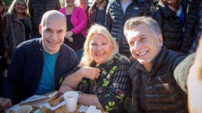 Macri, Larreta y Carri� en campa�a