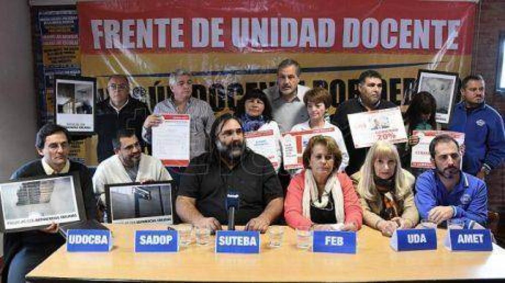 Los docentes le dijeron NO a la propuesta del gobierno de Buenos Aires y este mircoles van al paro de actividades