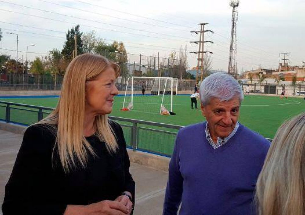 San Fernando: Stolbizer, de recorrida con Andreotti