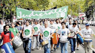 Judiciales bonaerenses no llegaron a un acuerdo y se plegaron al paro de los docentes