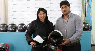 El municipio volvi� a entregar cascos