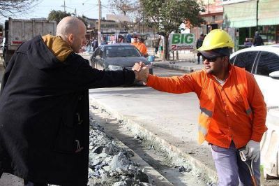 Ducot� supervis� el avance de obra del Centro de Transferencia de Derqui