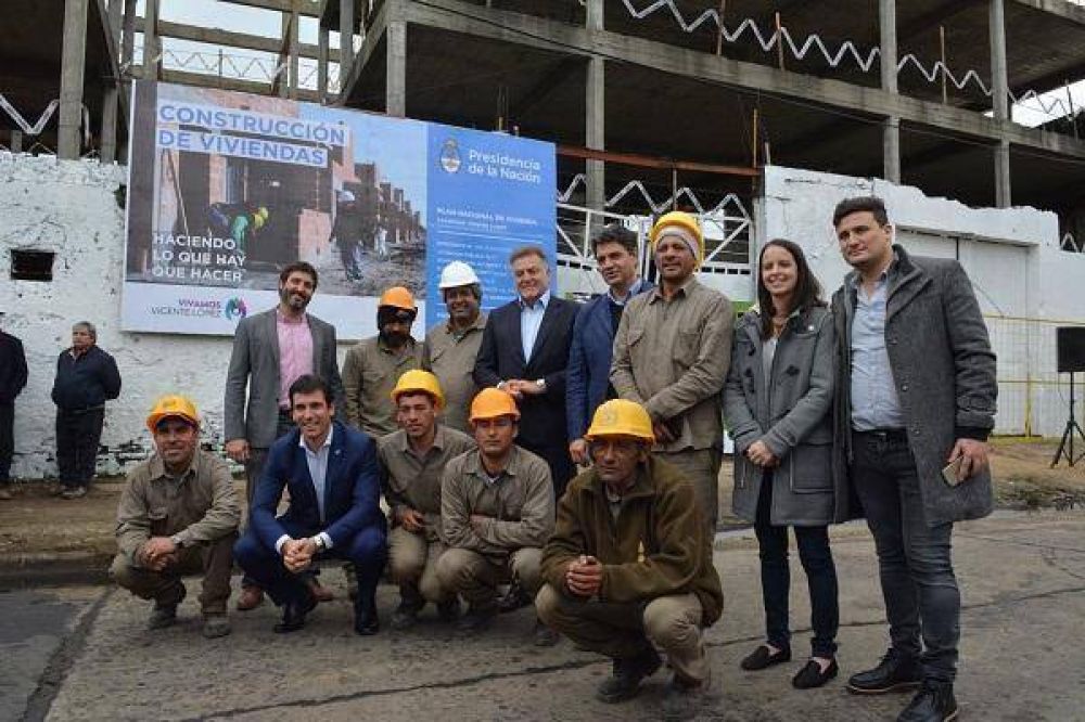 El Gobierno Nacional anunci la reactivacin de obras de viviendas en Vicente Lpez