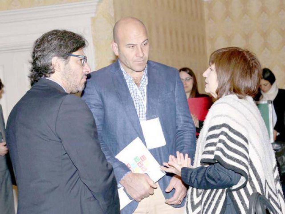 El Intendente junto a los ministros Garavano y Bullrich