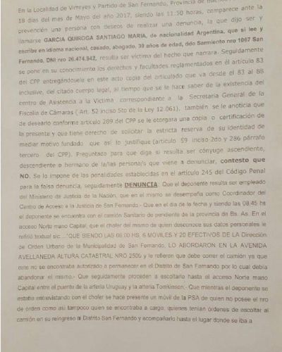 Cambiemos denuncia campa�a sucia del massismo en San Fernando