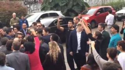 La seguridad de Garavano golpe� a trabajadores que se manifestaban