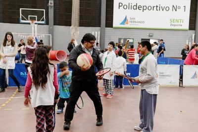 San Fernando realiz� una jornada recreativa y deportiva para personas con discapacidad