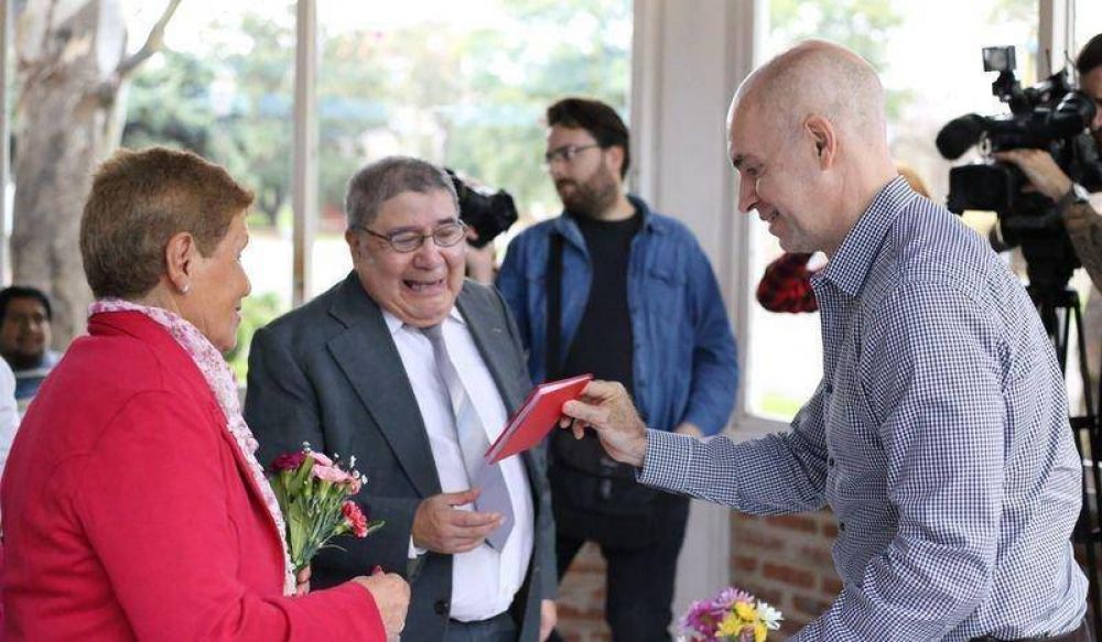 Rodr�guez Larreta cas� a una pareja del Barrio 20