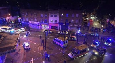 Londres, sin repiro: una camioneta siembra el p�nico cerca de una mezquita
