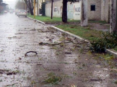 El temporal dej� secuelas en la ciudad y en las localidades