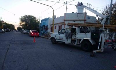 Intensos vientos: cortes de luz en varios sectores