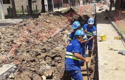 Agua Potable realiz� una importante obra de recambio de redes y conexiones en San Antonio