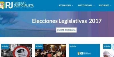 �Provocaci�n a Randazzo? El sitio web del PJ bonaerense promociona el frente cristinista 'Unidad Ciudadana'