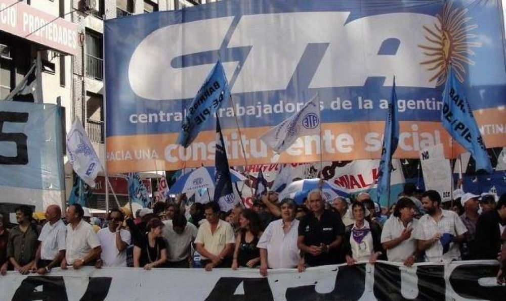 La CTA Autnoma organiza una marcha al Ministerio de Trabajo