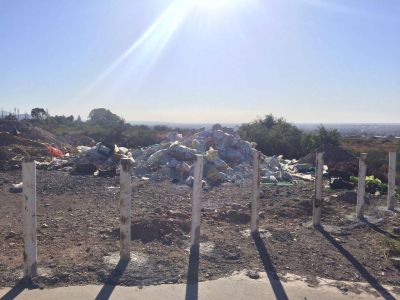 C�mara testigo: la monta�a de basura que se form� en la rotonda de El Challao