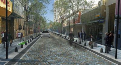 As� quedar� la nueva calle San Mart�n