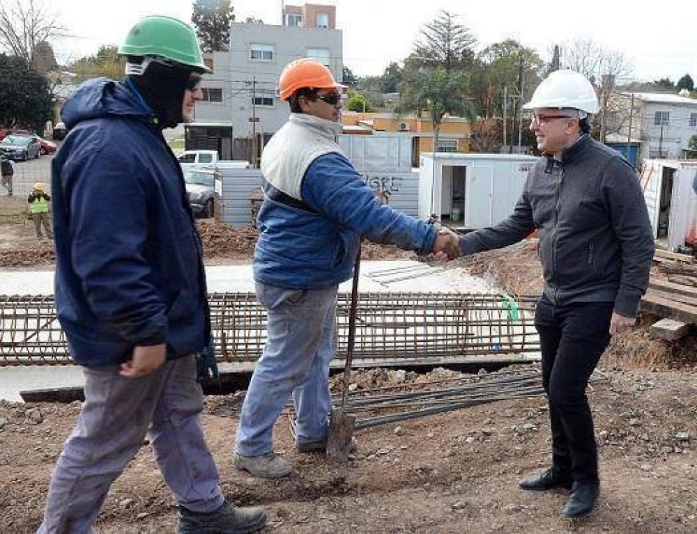 Zamora supervis� cuatro importantes obras en Tigre