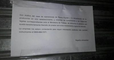 Cierra Pepsico y deja 600 familias en la calle