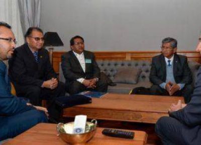 Morales recibi� al Embajador de Bolivia