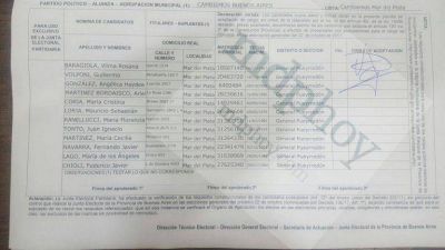 Arroyo cerrado: sus candidatos son 6� y 8 �; la lista que cerr�