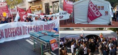M�dicos bonaerenses instalar�n una carpa sanitaria en el Obelisco