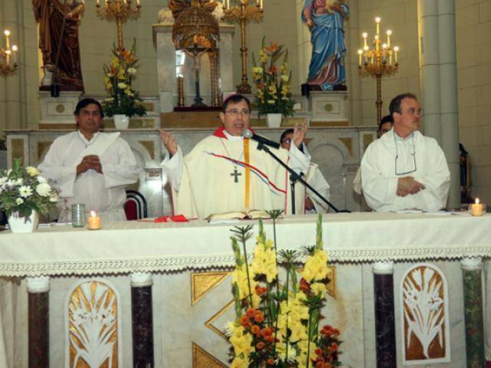El obispo Tissera presidi la misa en honor al Santo Patrono