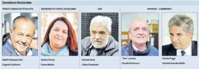 Cinco listas en carrera para los cargos nacionales