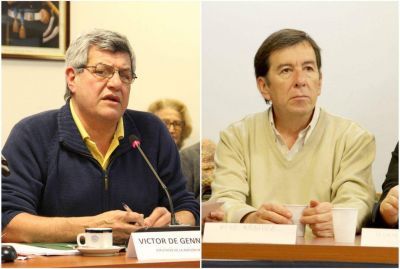 Víctor De Gennaro y Fito Aguirre son los referentes sindicales del Frente Socialista y Popular