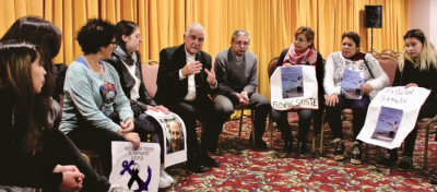 Obispos, facilitadores de reuni�n entre familiares de n�ufragos y funcionarios