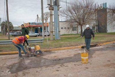 Avanza la construcci�n del colector cloacal sur: ya est� a la altura de Batall�n 2 de Infanter�a y Garc�a Salinas