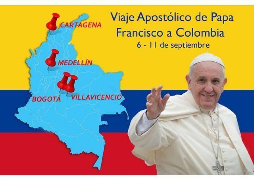 Alegra, esperanza y gran expectativa por el Viaje del Papa Francisco a Colombia