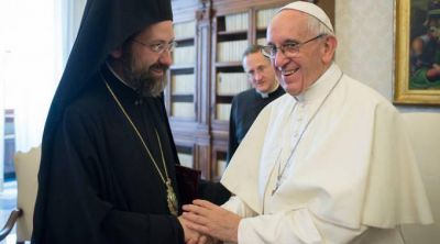 El Papa llama a avanzar en la comuni�n sin uniformidad entre cat�licos y ortodoxos