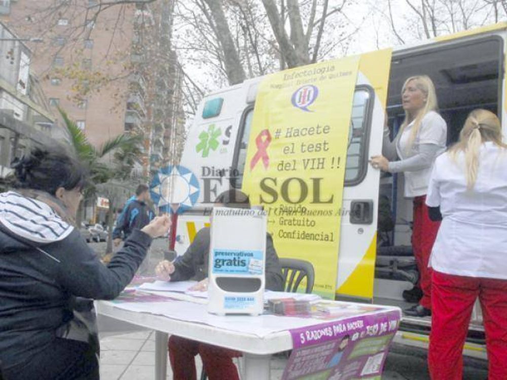 Hicieron testeos gratis de VIH