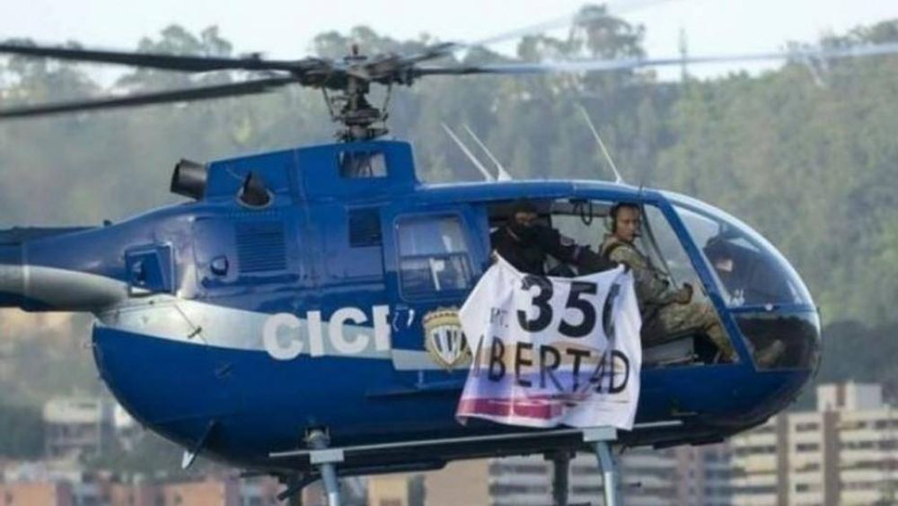 Hallan el helic�ptero que fue usado para atacar el Tribunal Supremo de Justicia