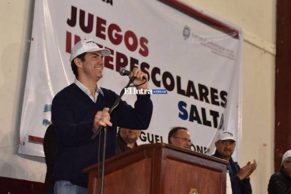 El gobernador Urtubey lanz� los Juegos Intercolegiales