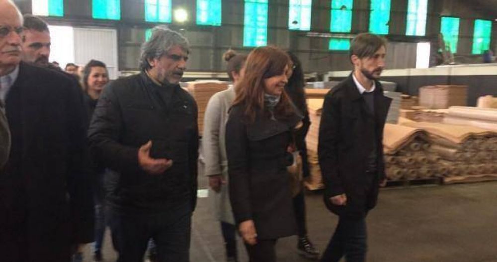 La campaa de CFK comenz apoyada en su pata sindical