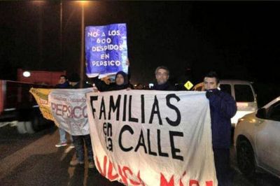 Los trabajadores despedidos de PepsiCo cortaron Panamericana