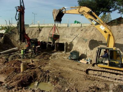 La construcci�n de la Estaci�n de Bombeo avanza en varios frentes