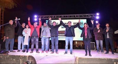 Juntos Podemos M�s inici� campa�a con gran acto en San Luis del Palmar