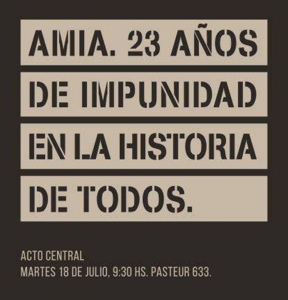 AMIA: 23 a�os de impunidad en la historia de todos