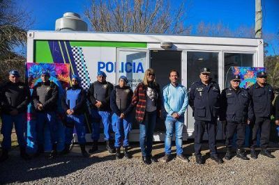 Sujarchuk inaugur� la cuarta posta de la Polic�a Local del distrito