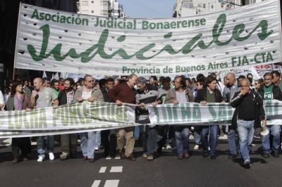 Salarios: Judiciales bonaerenses van a otro paro por 48 horas y esperan que el gobierno los convoque