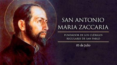 Hoy es la fiesta de San Antonio Mar�a Zaccaria, Patrono de m�dicos
