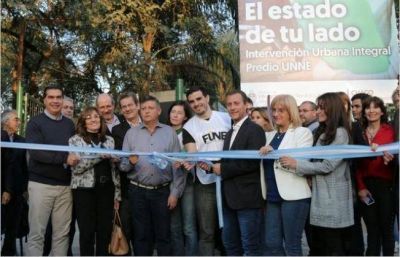Se inaugur� la obra en el ingreso a la UNNE